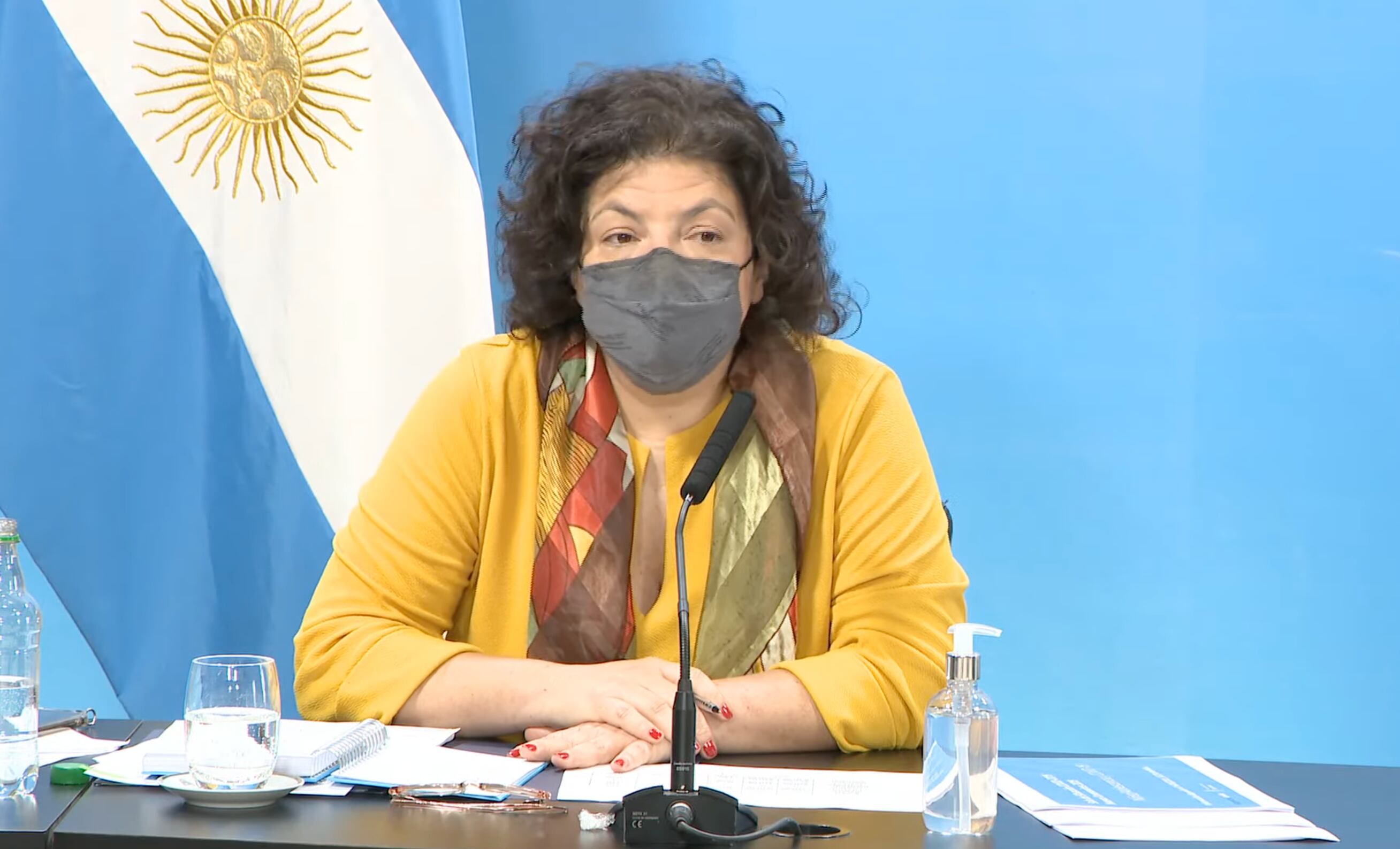 Carla Vizzotti, ministra de Salud de la Nación.