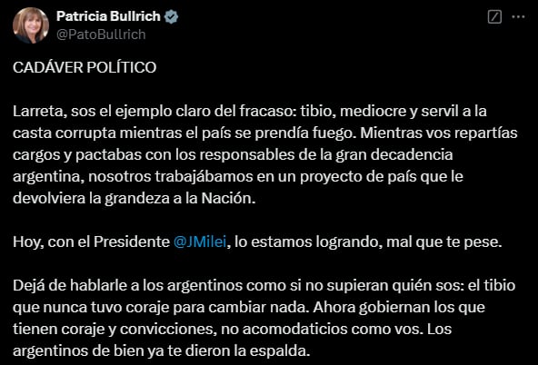 El fuerte cruce entre Rodríguez Larreta y Bullrich por la crisis carcelaria. Foto: Captura.