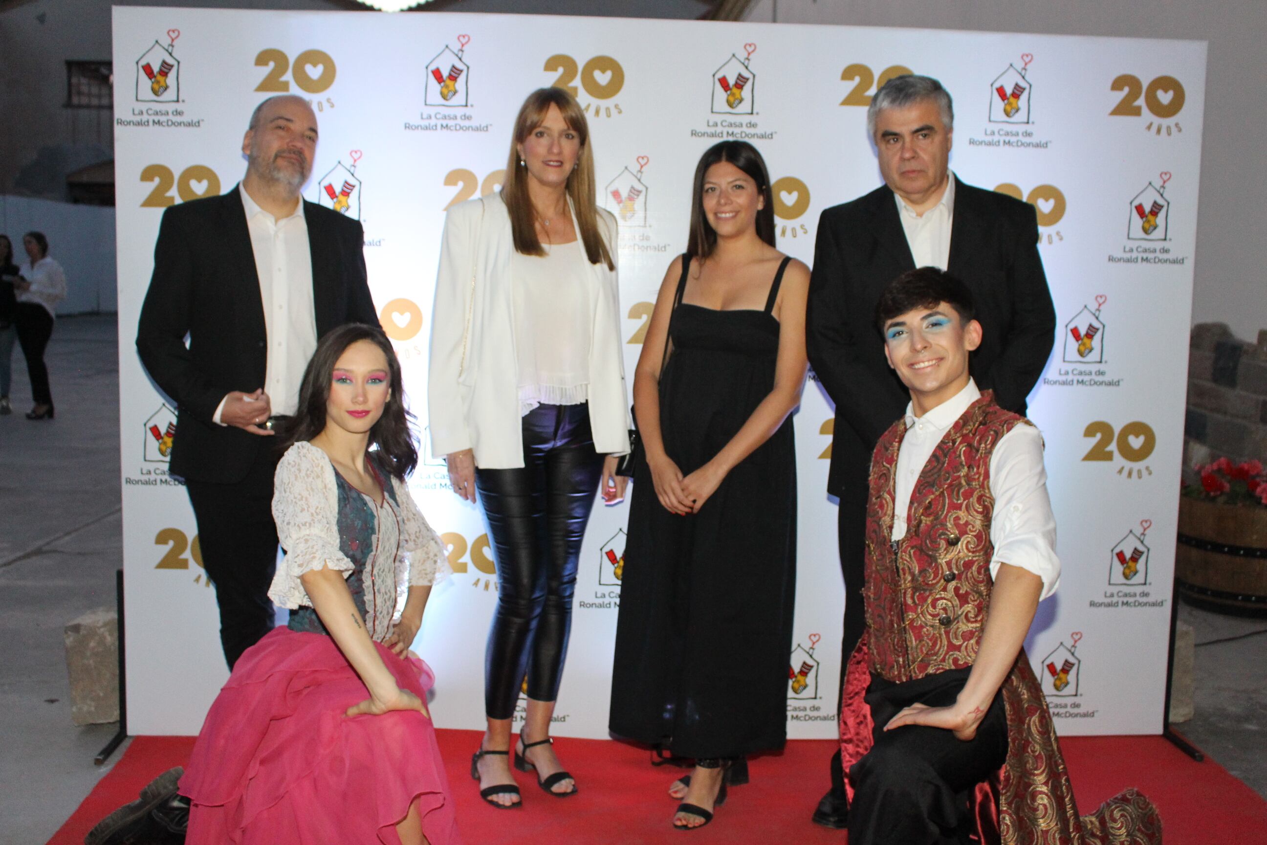 Leonardo Rearte, Julieta Nadin, Florencia Afranllie y Raúl Pedone, de Los Andes.