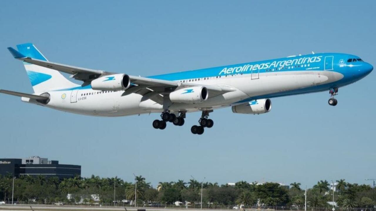 Aerolíneas Argentinas.