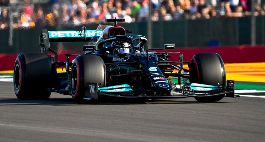 Hamilton lideró la clasificación en Silverstone