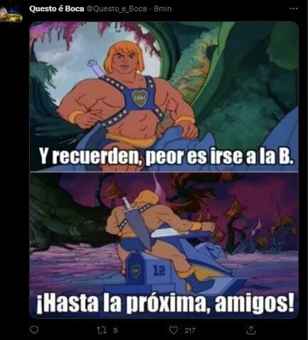 He-man xeneize y su mensaje