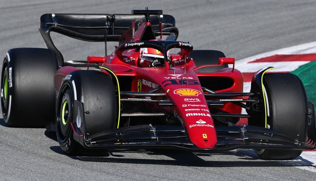 F1: Ferrari empezó adelante los test de Bahrein con Leclerc