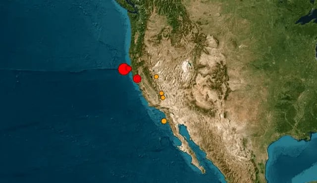 En California, las ciudades bajo riesgo incluyen San Francisco, Crescent City y Fort Bragg, mientras que en Oregón se destacan Port Orford, Brookings y Charleston.