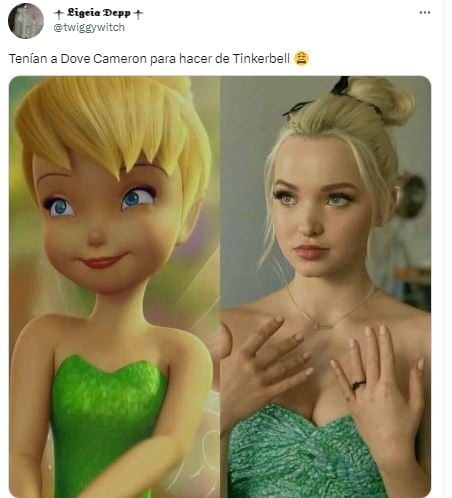 Muchas críticas a Disney por el color de piel de la nueva Tinker Bell