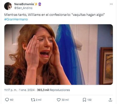 El Paisa abandonó la casa de Gran Hermano y los memes no tardaron en llegar.