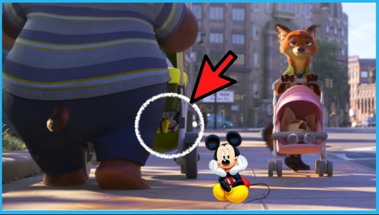 Nunca te olvides de buscar a Mickey en las películas de Disney.