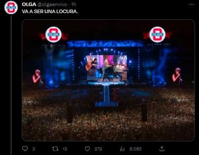 Olga, el programa en streaming de Migue Granados. Foto: Twitter / Olga.