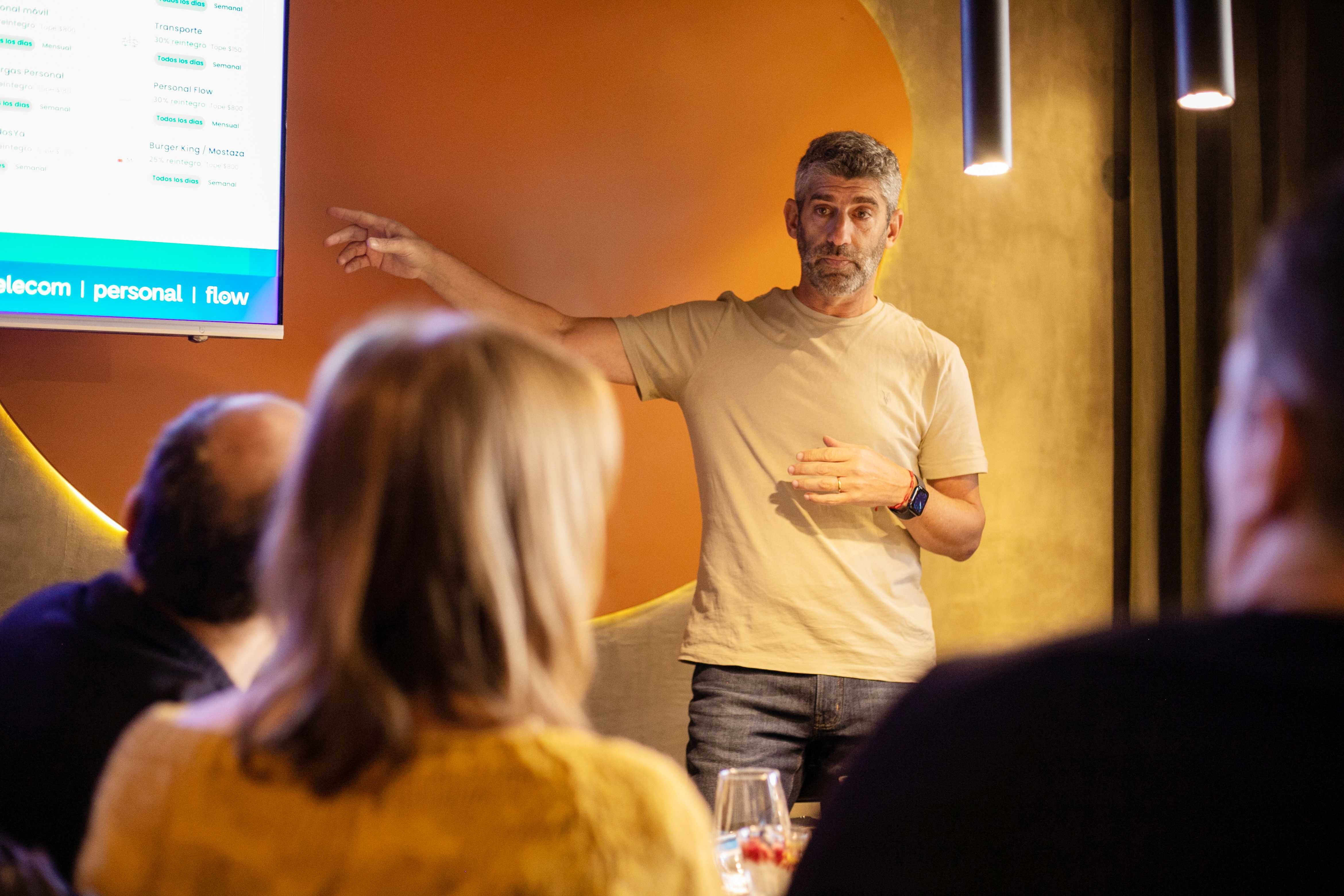 Martín Heine, director de Digital Growth de Personal Pay, encabezó la presentación de los nuevos productos de la compañía. (Gentileza Personal Pay)