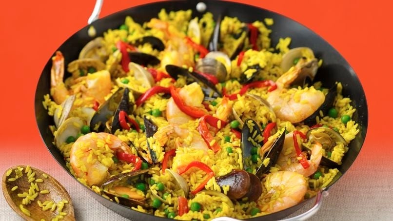 Paso a paso para hacer la paella de mariscos