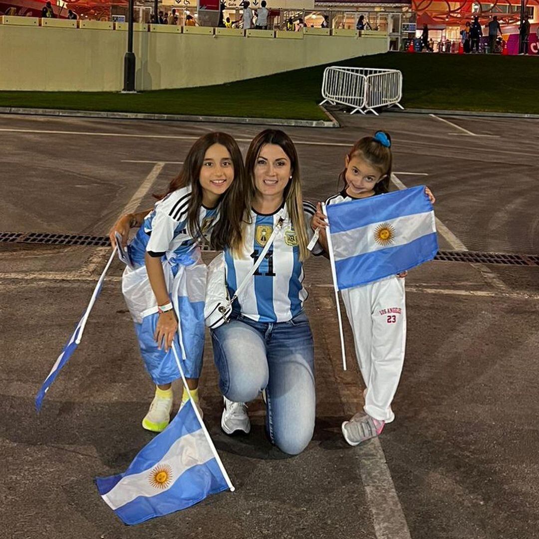 Ángel Di Maria y su familia