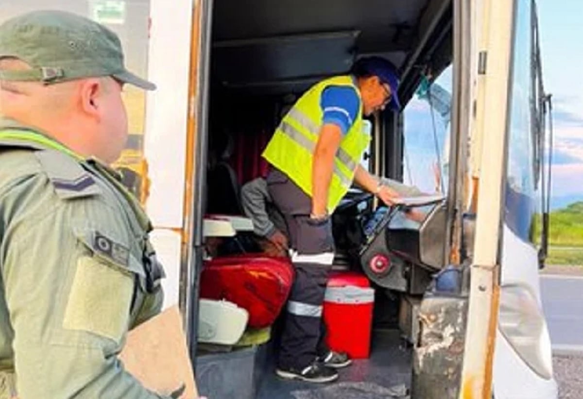 Detuvieron un colectivo que transportaba menores sin documentación rumbo a Salta (Foto: NA)