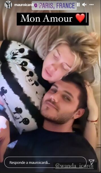 Wanda Nara y Mauro Icardi, ¿felices? en París