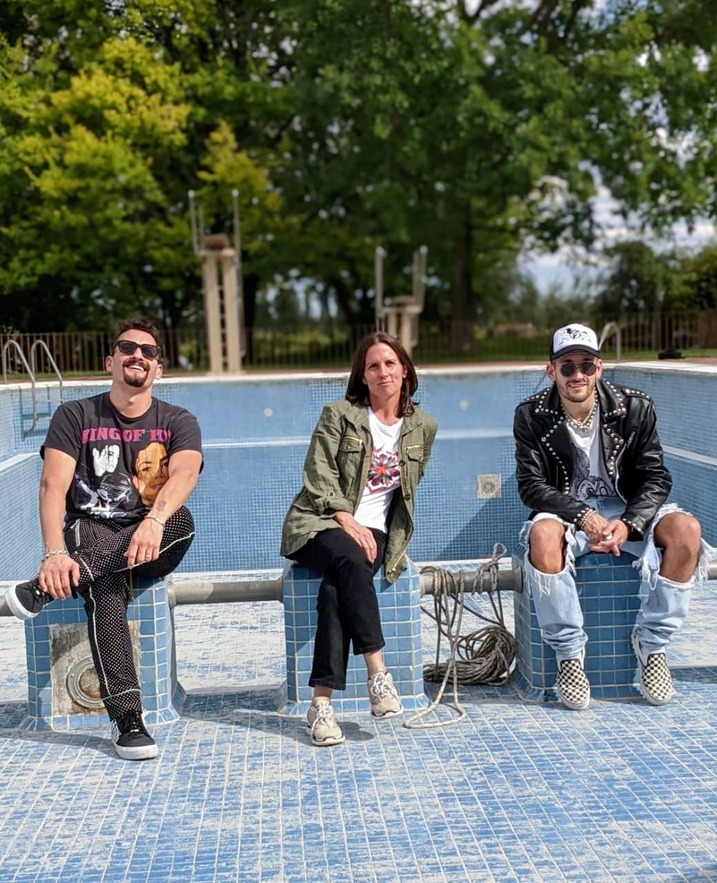 Mau y Ricky y Stefi Roitman en Mendoza.