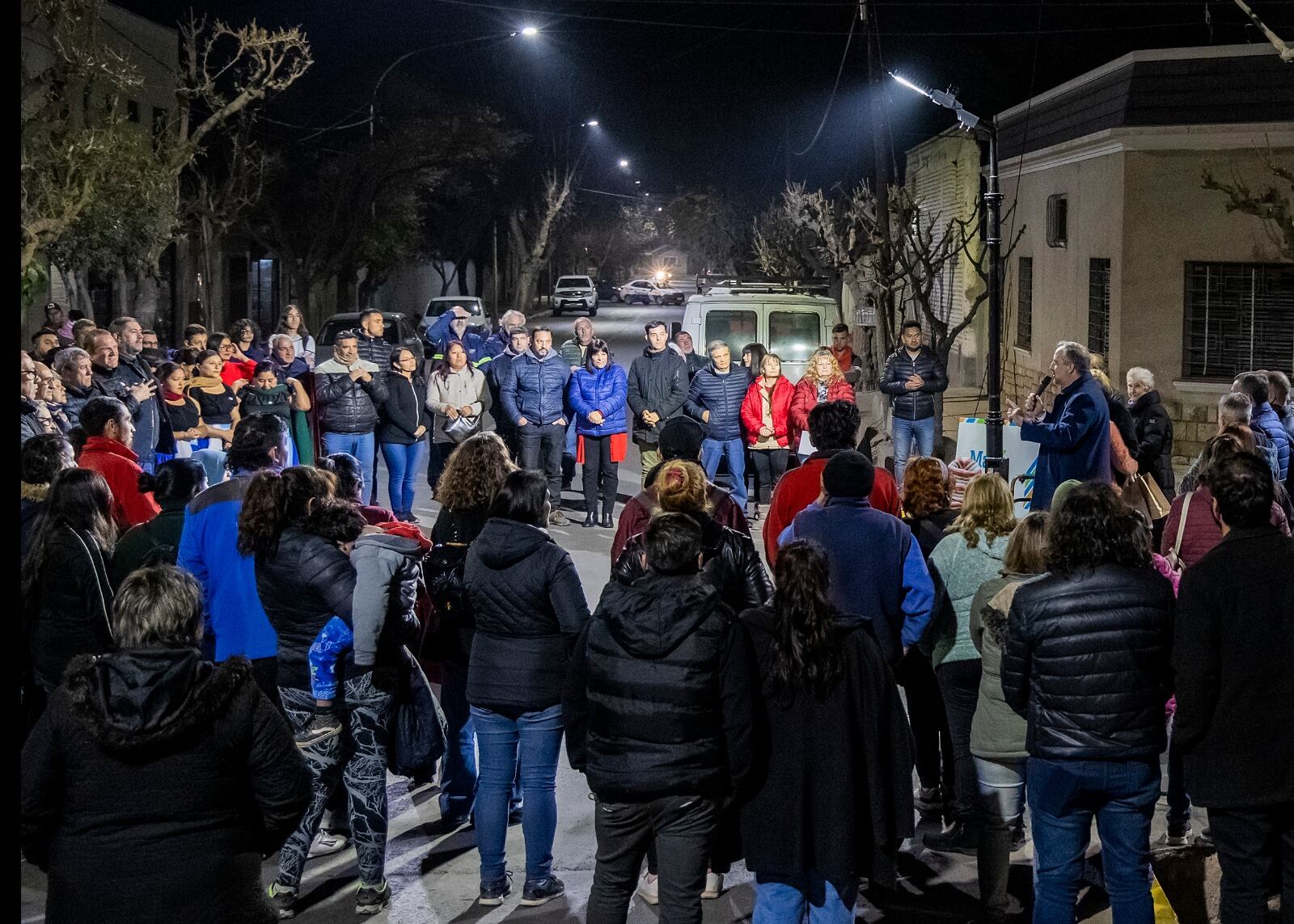 Stevanato inauguró obras integrales en Rodeo del Medio. Foto: Prensa Maipú