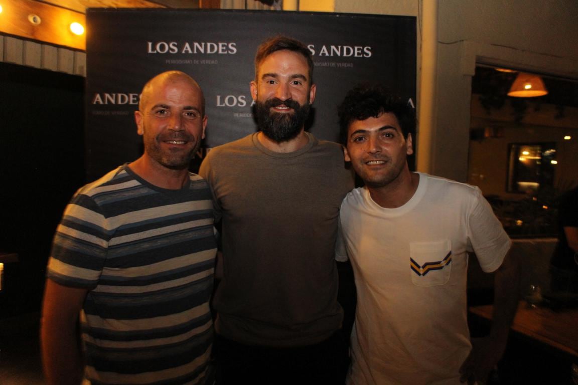 Hernán Oueyt, Renato Cirigliano y Felipe Berna