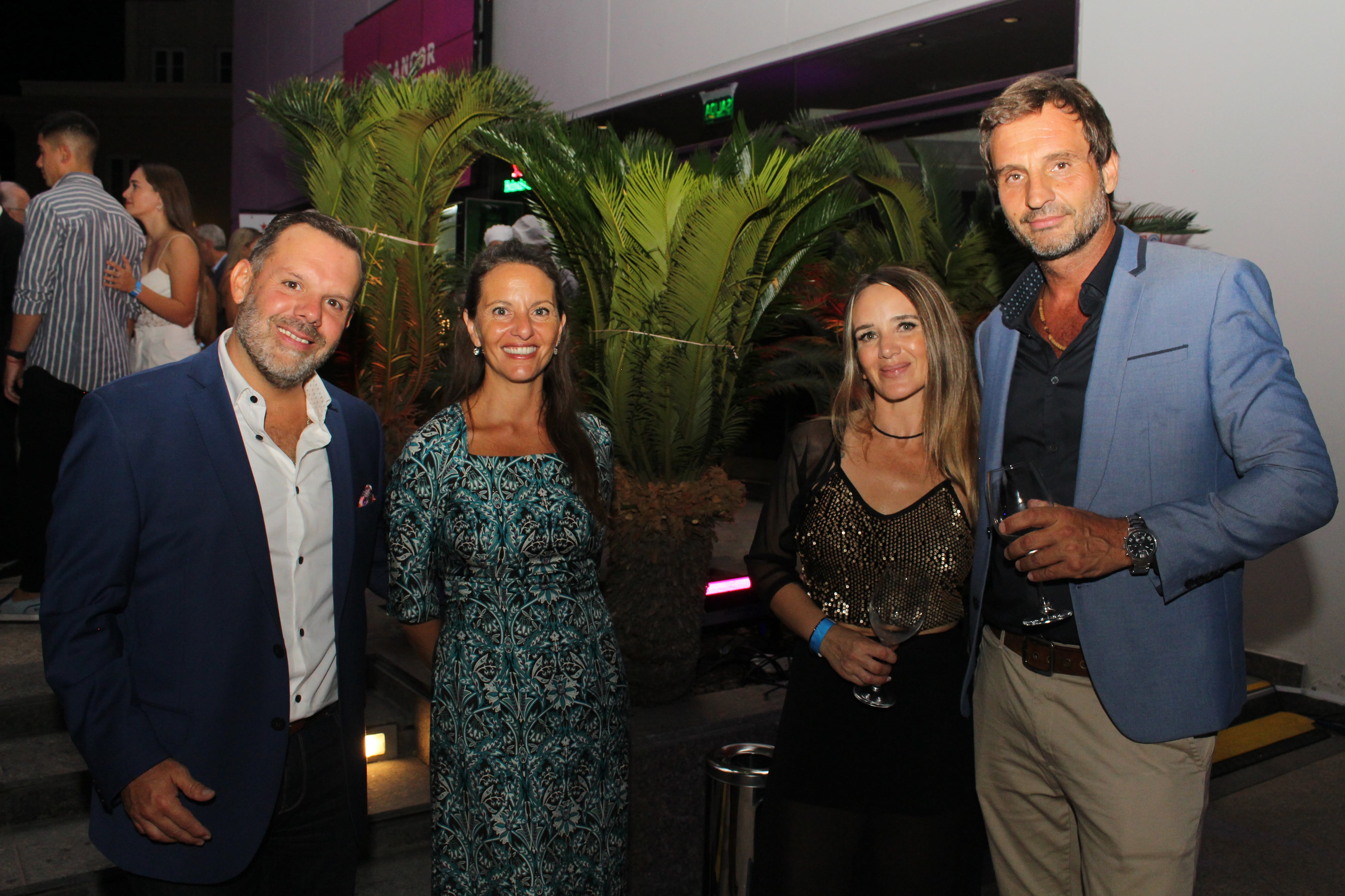 Federico Castellino, Silvina Fisigaro, Carolina Aparicio y Roberto Colombo.