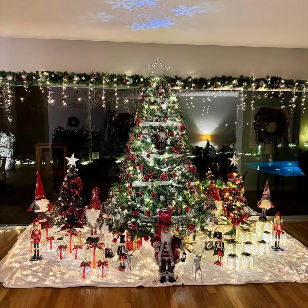 La Navidad de Wanda Nara y Mauro Icardi