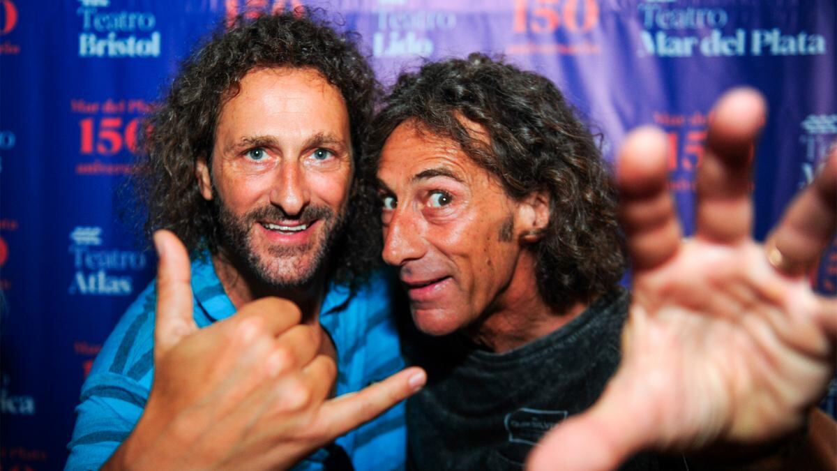 Los hermanos marplatenses Eugenio y Culini Weinbaum debutan en la temporada teatral, en las tablas en el teatro América | Télam.