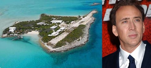 La exclusiva isla privada de Nicolas Cage