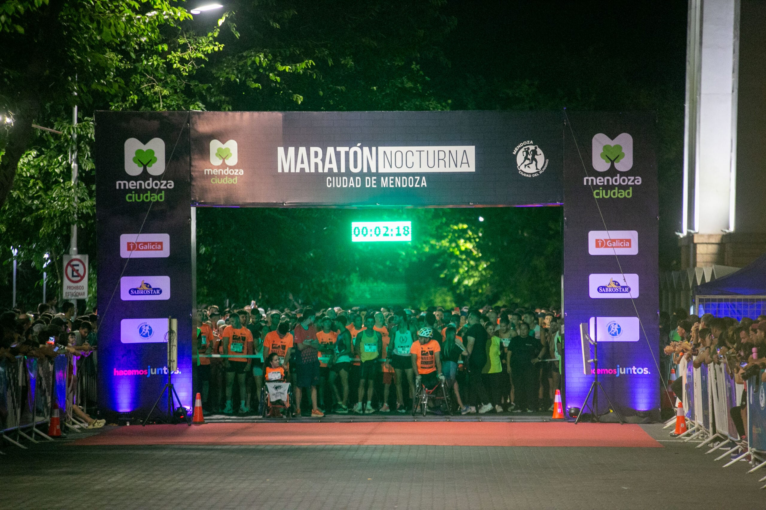 Más de 1.500 personas le dieron vida a la tercera edición de la Maratón Nocturna de la Ciudad