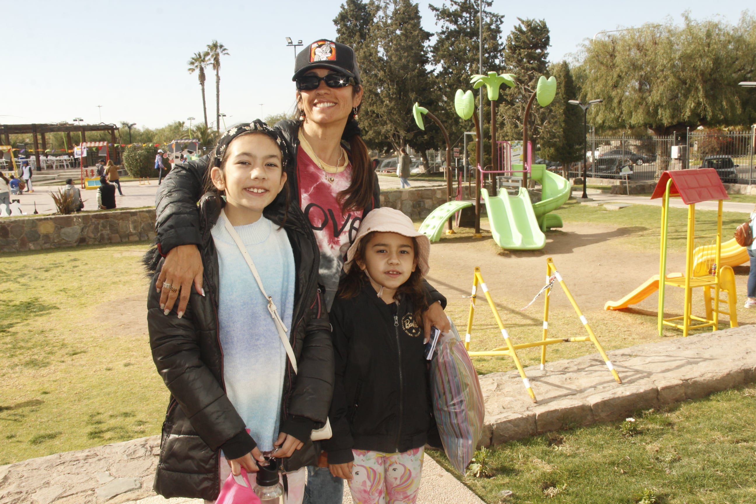 Agustina, Valentina y Gabriela Bellantonio. 