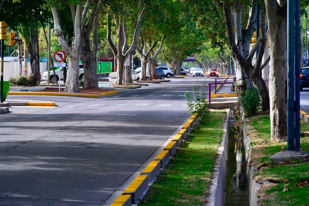 La remodelada calle Sarmiento
