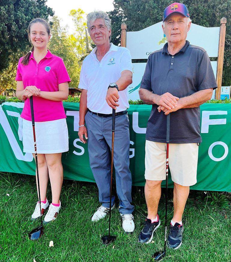 Celeste Cañada, Carlos Riveros y Armando Ovando.