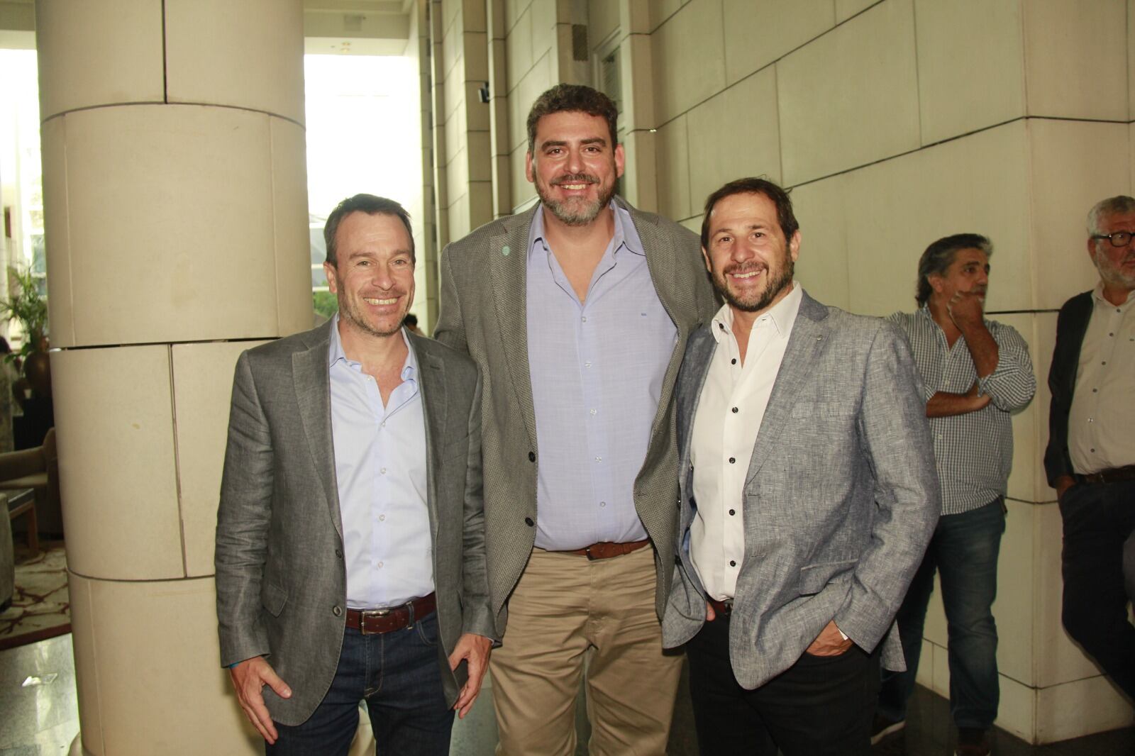 Lisandro Nieri, Martín Kerchener y Marcelo D'Agostino. - Foto: Fernando Grosso / Los Andes