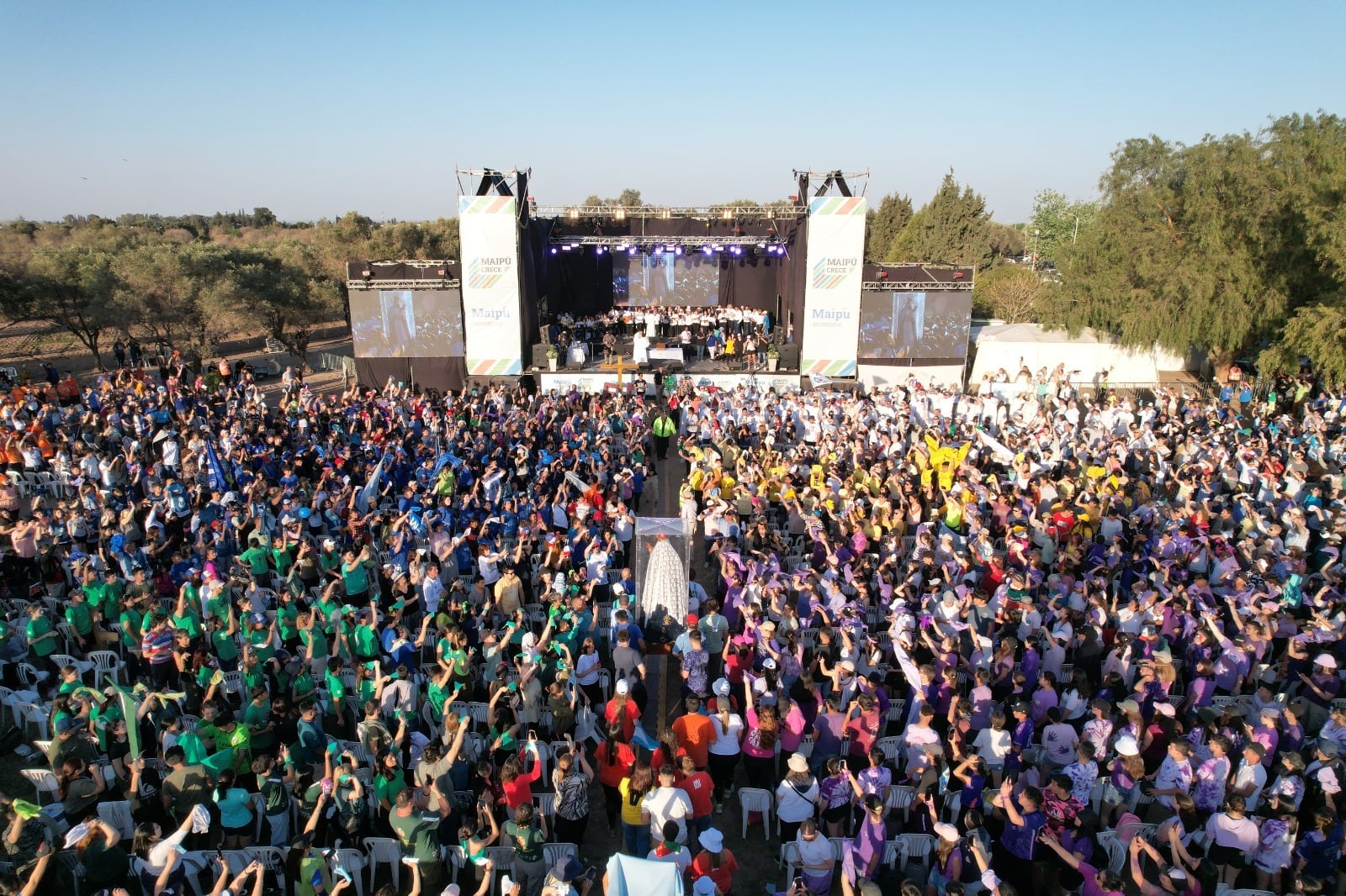 Fiesta Diocesana en Maipú