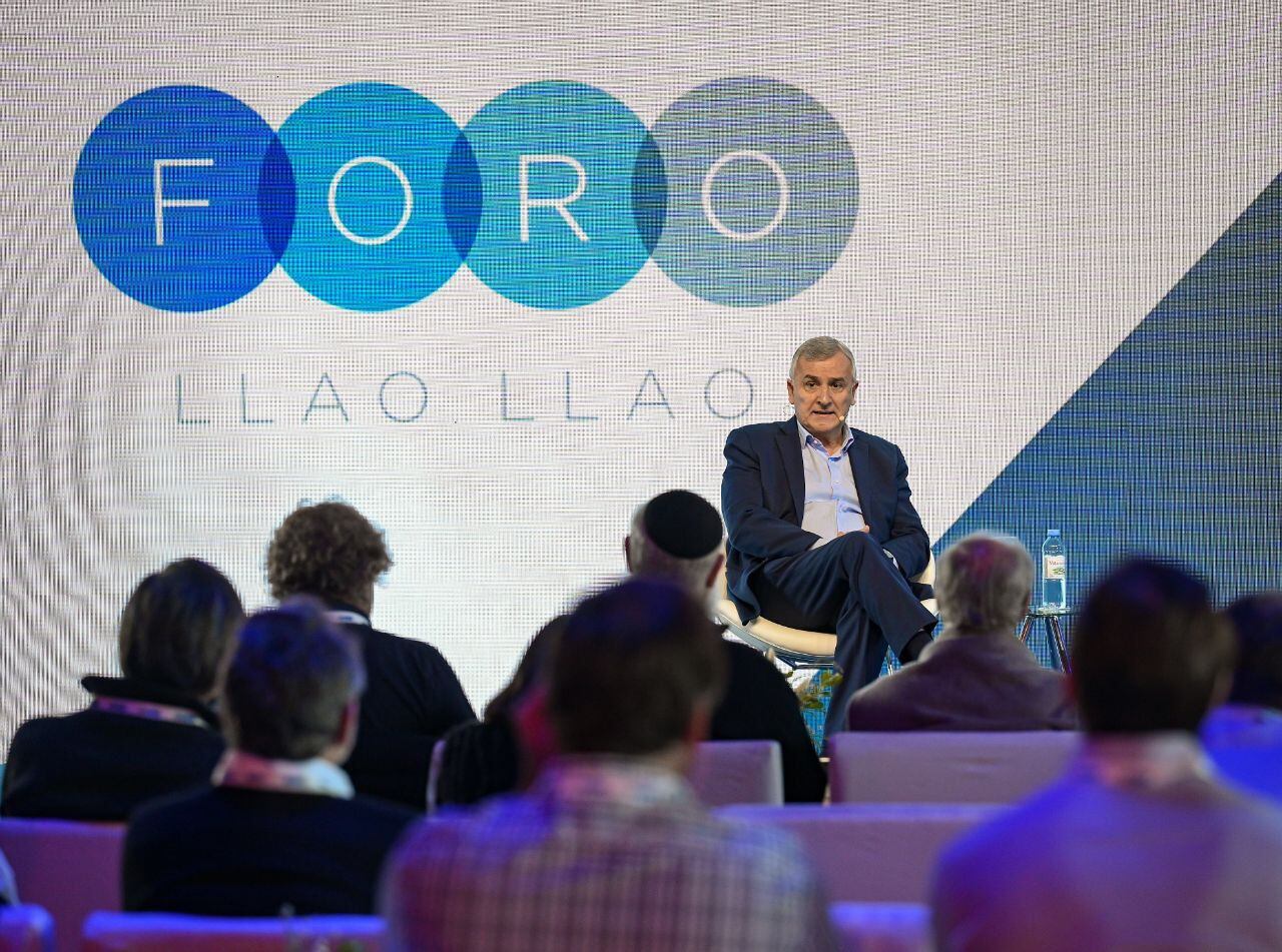 Gerardo Morales disertó en la cumbre empresarial Llao Llao 2023 que se celebró en Bariloche con la participación de emprendedores y líderes sociales, convocados para dialogar respecto del futuro del país.