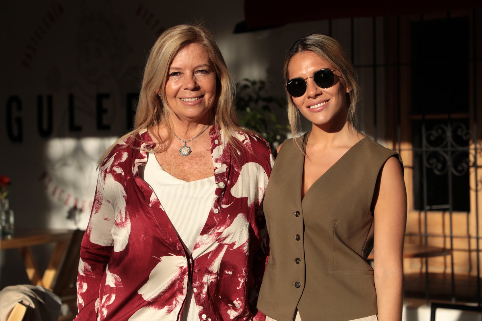 Eugenia Muzaber junto a su mamá, Patricia Fernández