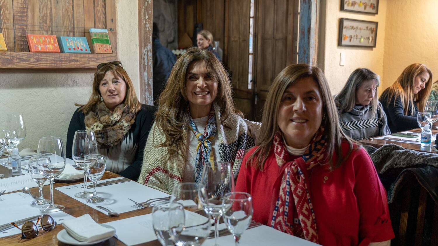 Nancy López, Gabriela Videla y Ana Gaibazzi.