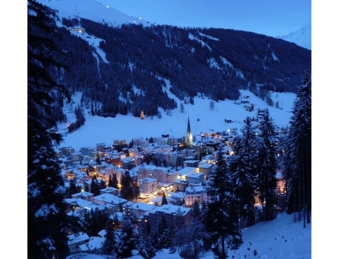 Davos, la ciudad alpina que es sede del Foro Económico Mundial hace cinco décadas. Foto: Gentileza.