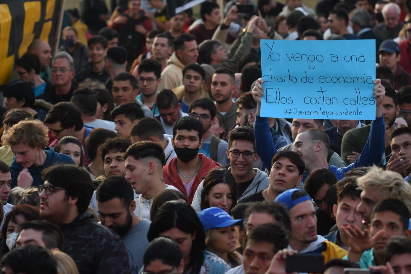 Javier Milei estuvo en Mendoza. José Gutiérrez / Los Andes