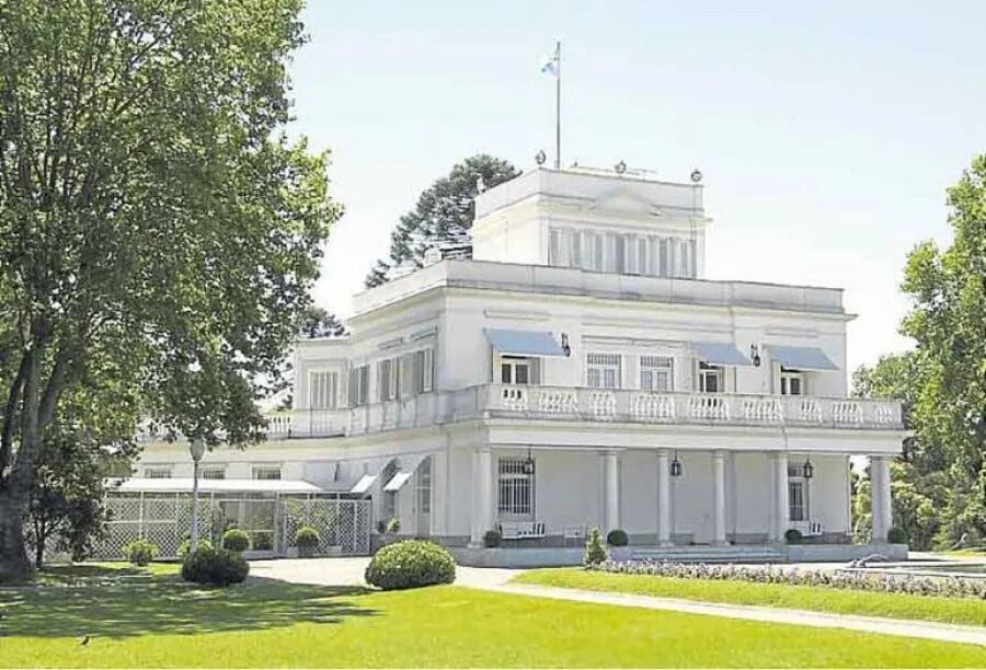 Así es la residencia presidencial.