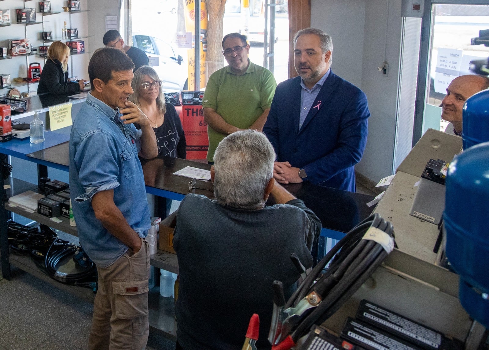 Stevanato reconoció a otra emblemática empresa maipucina