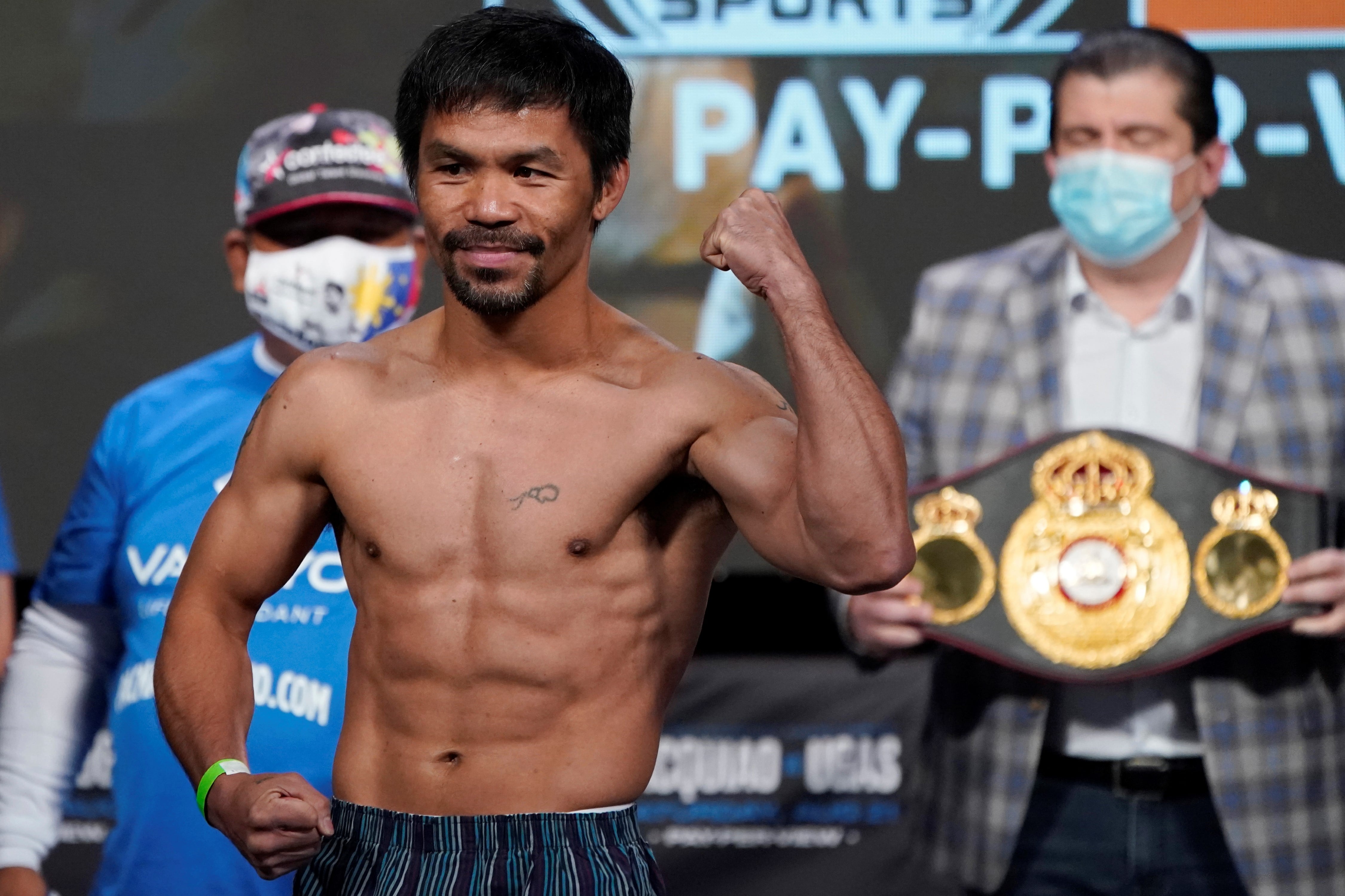 El regreso de Pacquiao. Pelea esta noche contra Ugas./AP