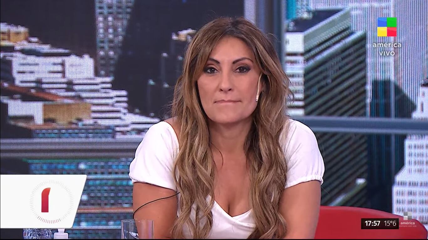 La emoción de Marcela Tauro tras la despedida de Fantino.