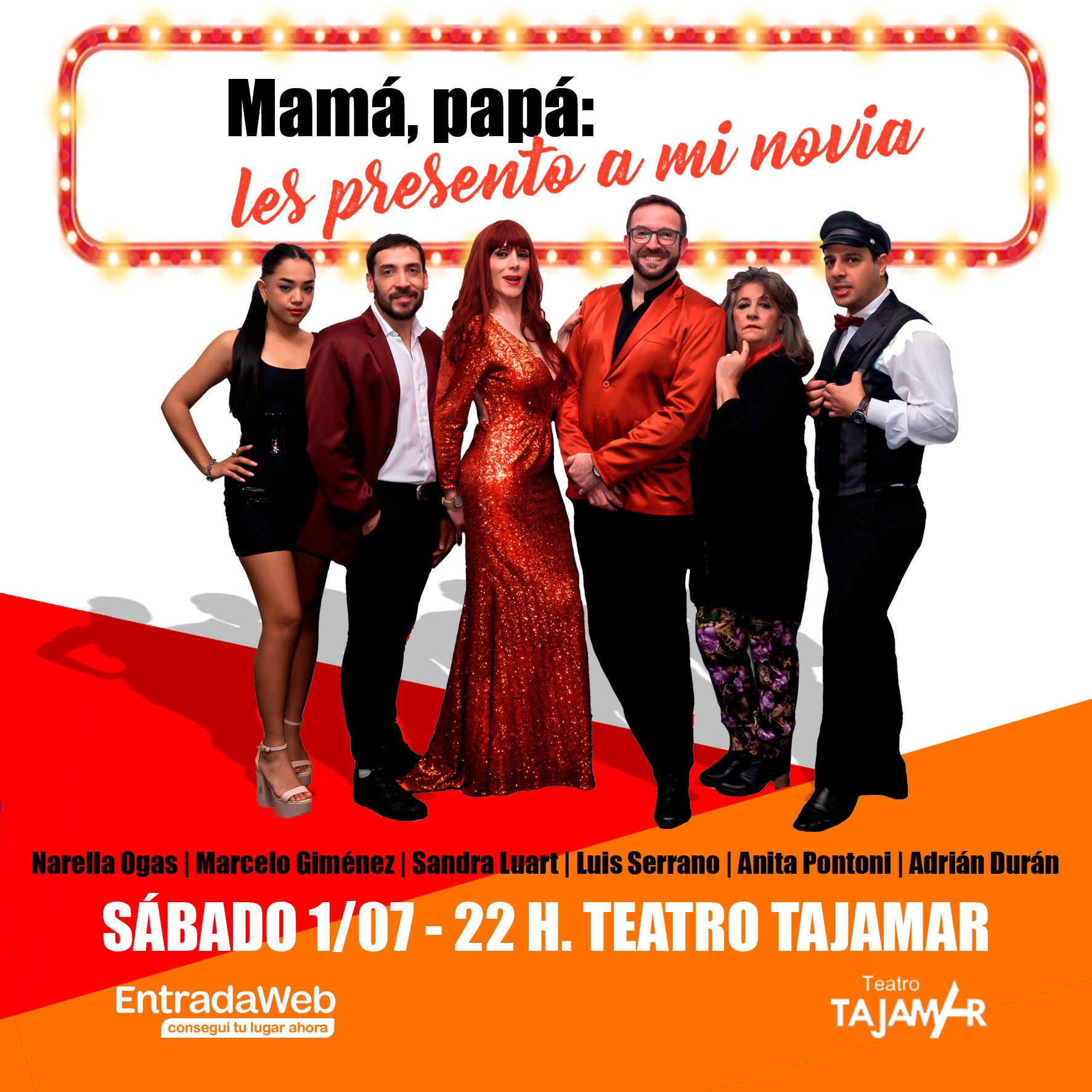 Esta noche en el teatro Tajamar.