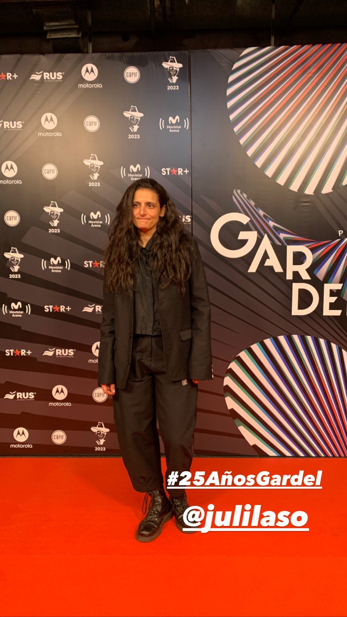 La alfombra roja de los Premios Gardel 2023.