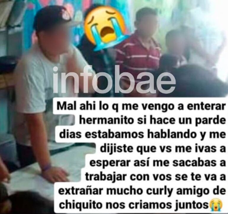 El polémico mensaje de despedida que dejó uno de los amigos de Nahuel Alejandro Leiva en Instagram.