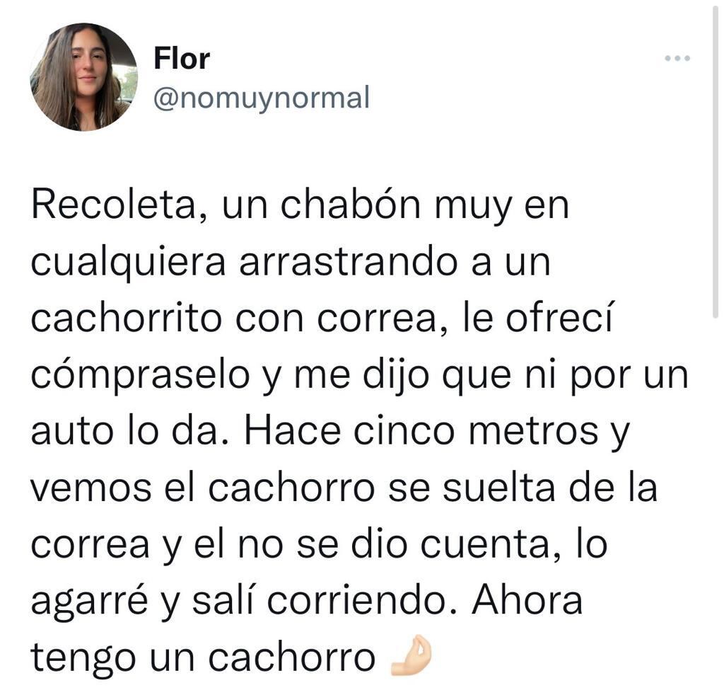 El relato de Florencia.