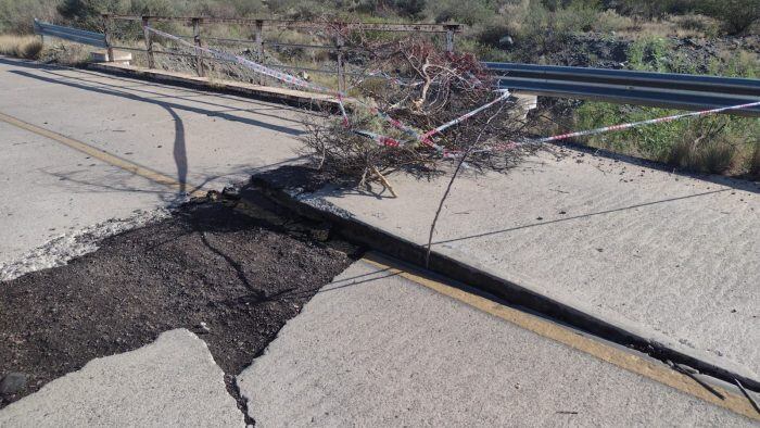 Piden precaución para circular por la Ruta Provincial 52 de Villavicencio