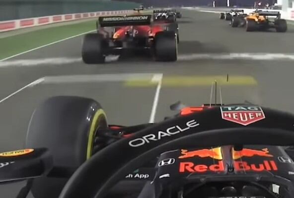 F1: La largada de Verstappen en Qatar