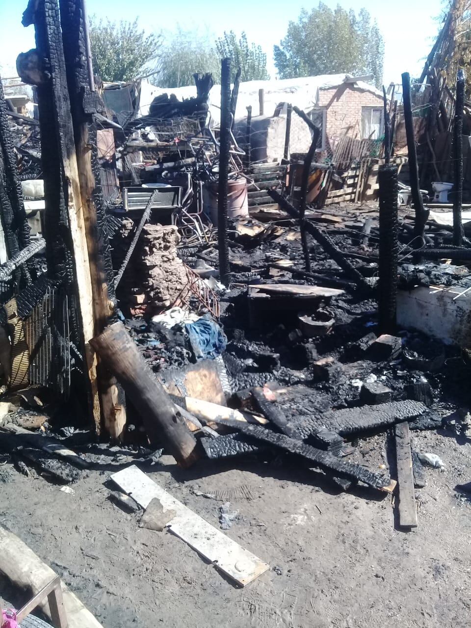 Incendio en Tunuyán