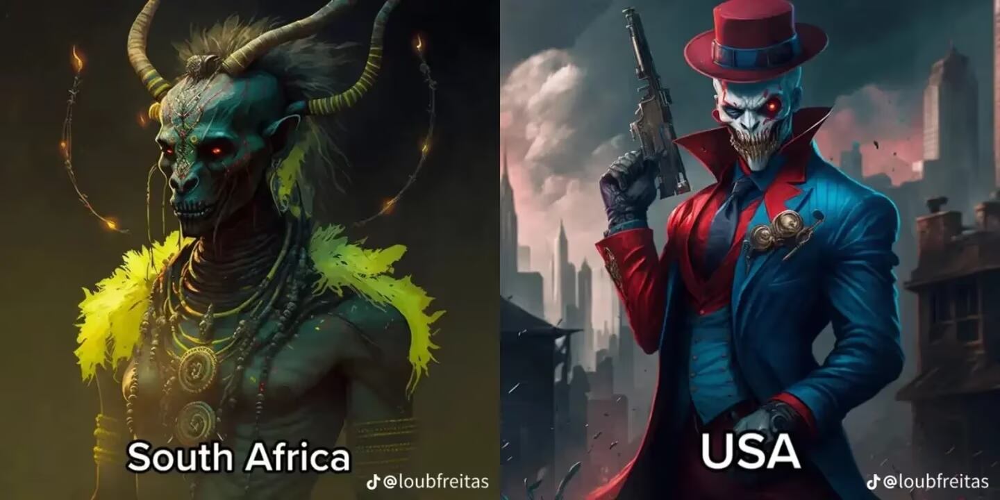 Así se verían los países si fueran villanos.