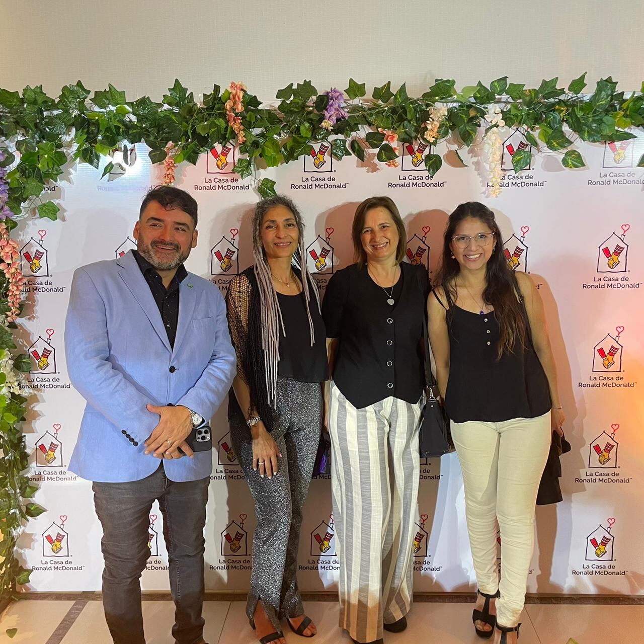 Daniel Ojeda, Rosana Nieddu, Beatriz Cucchi y Johanna Cabrera.