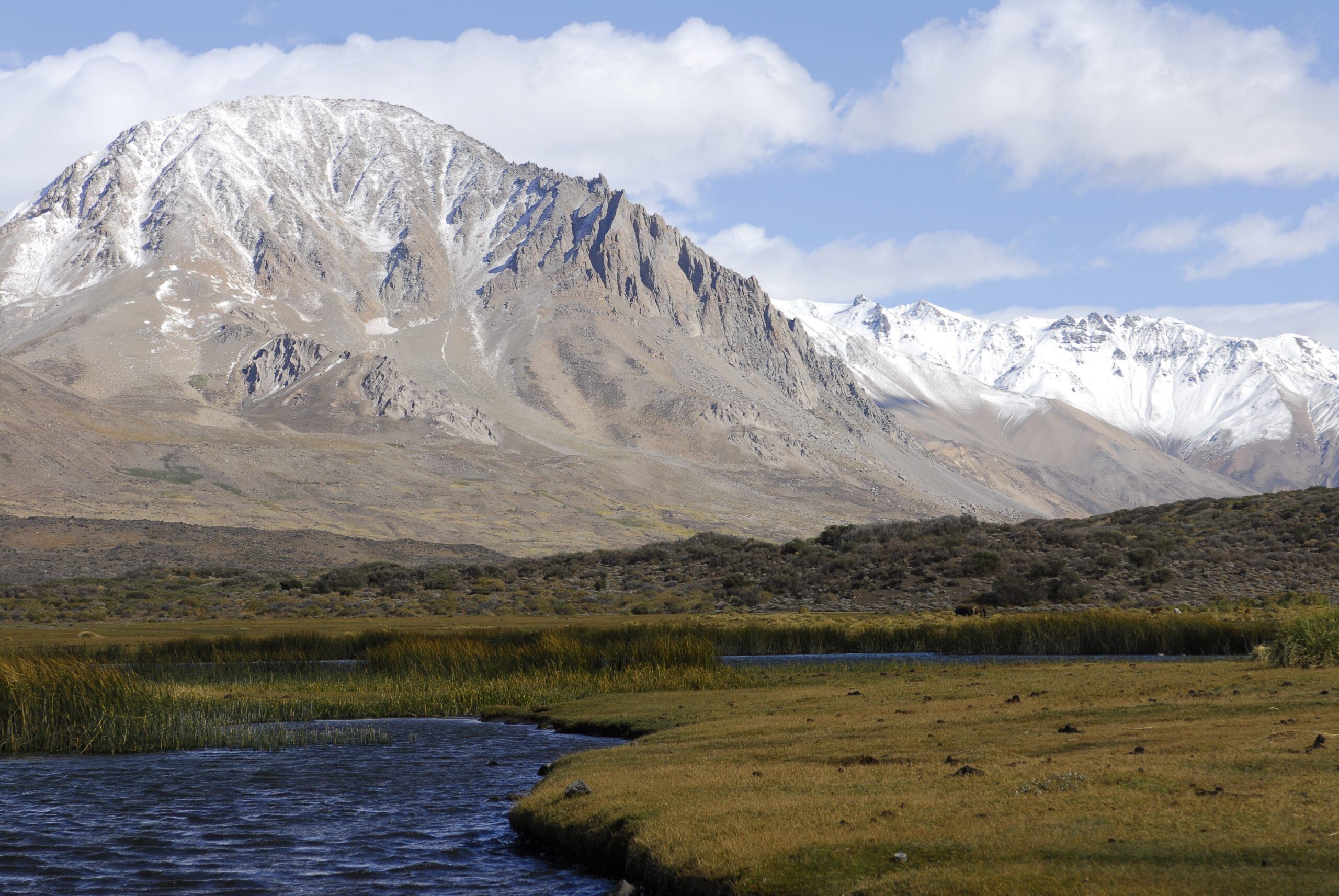 La laguna El Sosneado, un paisaje de naturaleza agreste. (Foto: San Rafael Turismo)