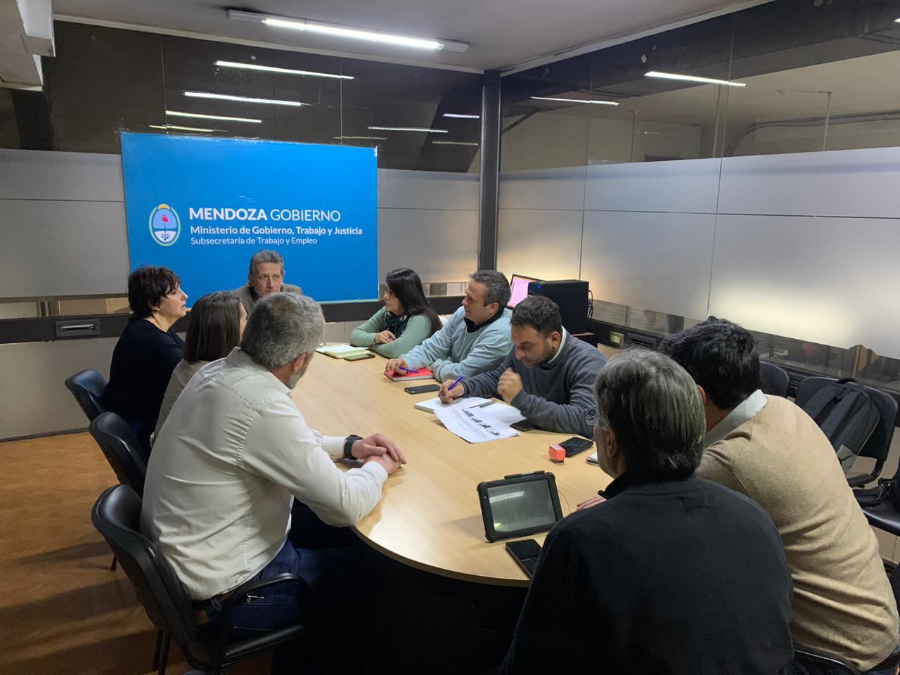 Última reunión paritaria del Gobierno con el Sute. Foto: Prensa Gobierno